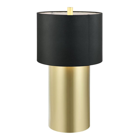 Varaluz Secret Agent 1 Light Table Lamp Painted Gol Model: 368T01GOB