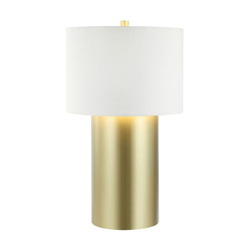 Varaluz Secret Agent 1 Light Table Lamp Painted Gol Model: 368T01GOW