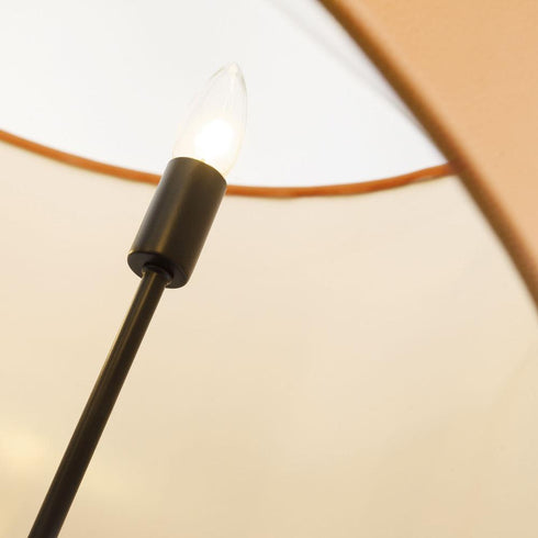 Varaluz Secret Agent 5 Light Pendant Blac Camel Model: 368P05BLC