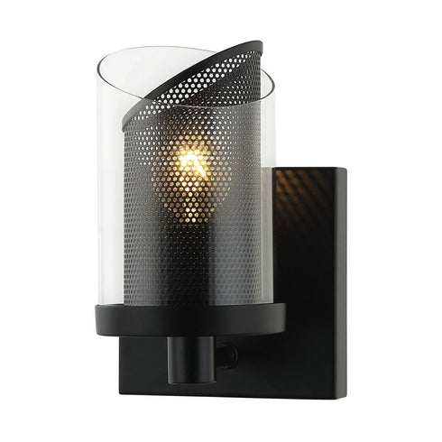 Varaluz So Inclined 1 Light Bath Black Model: 246B01BL