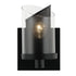 Varaluz So Inclined 1 Light Bath Black Model: 246B01BL