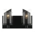 Varaluz So Inclined 2 Light Bath Black Model: 246B02BL