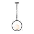 Varaluz Stopwatch 1 Light Pendant Matte Blac Model: 388P01MBFG