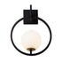 Varaluz Stopwatch 1 Light Small Sconce Matte Blac Model: 388W01SMBFG