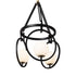 Varaluz Stopwatch 3 Light Pendant Matte Blac Model: 388P03MBFG