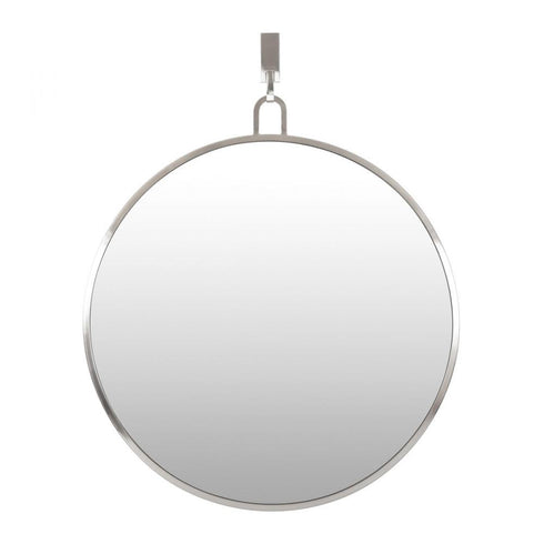 Varaluz Stopwatch 30 In Round Accent Mirror Brushed Model: 407A01BN