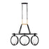 Varaluz Stopwatch 6 Light Linear Pendant Matte Model: 388N06MBFG