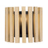 Varaluz Suratto 1 Light Sconce Matte Blac Honey Model: 387W01MBH