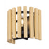 Varaluz Suratto 1 Light Sconce Matte Blac Honey Model: 387W01MBH