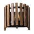 Varaluz Suratto 1 Light Sconce Matte Blac Medium Model: 387W01MBW