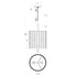 Varaluz Suratto 2 Light Pendant Matte Blac Honey Model: 387P02MBH