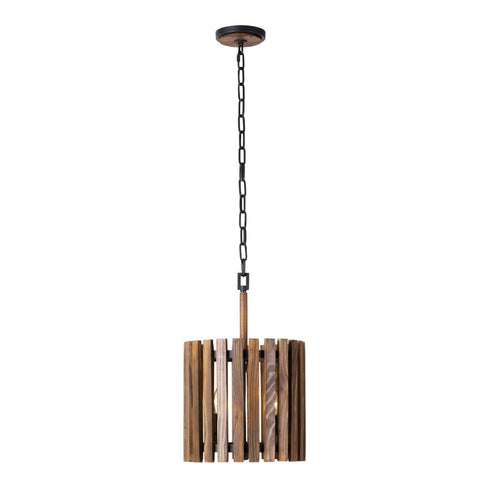 Varaluz Suratto 2 Light Pendant Matte Blac Medium Model: 387P02MBW