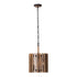 Varaluz Suratto 2 Light Pendant Matte Blac Medium Model: 387P02MBW