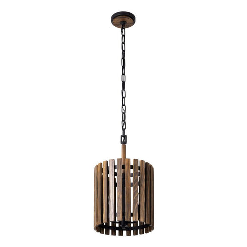 Varaluz Suratto 2 Light Pendant Matte Blac Medium Model: 387P02MBW