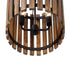 Varaluz Suratto 2 Light Pendant Matte Blac Medium Model: 387P02MBW
