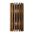 Varaluz Suratto 2 Light Sconce Matte Blac Medium Model: 387W02MBW
