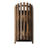 Varaluz Suratto 2 Light Sconce Matte Blac Medium Model: 387W02MBW