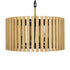 Varaluz Suratto 6 Light Pendant Matte Blac Honey Model: 387P06MBH