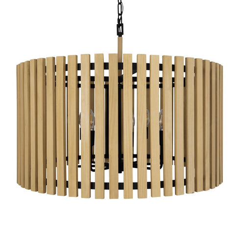 Varaluz Suratto 8 Light Pendant Matte Blac Honey Model: 387P08MBH