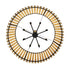 Varaluz Suratto 8 Light Pendant Matte Blac Honey Model: 387P08MBH