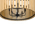 Varaluz Suratto 8 Light Pendant Matte Blac Honey Model: 387P08MBH