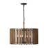 Varaluz Suratto 8 Light Pendant Matte Blac Medium Model: 387P08MBW