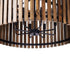 Varaluz Suratto 8 Light Pendant Matte Blac Medium Model: 387P08MBW