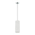 Varaluz Swirled 1 Light Mini Pendant Chrome Model: AC1691