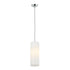 Varaluz Swirled 1 Light Mini Pendant Chrome Model: AC1691