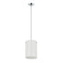 Varaluz Swirled 1 Light Pendant Chrome Model: AC1692