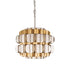 Varaluz Swoon 1 Light Pendant Antique Gol Gold Dust Model: 382P01AGGD