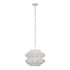 Varaluz Swoon 1 Light Pendant Matte White Model: 382P01MW