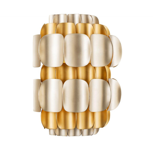 Varaluz Swoon 1 Light Sconce Antique Gol Gold Dust Model: 382W01AGGD