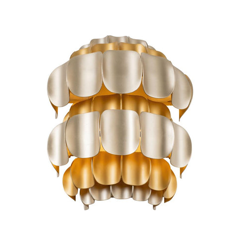 Varaluz Swoon 1 Light Sconce Antique Gol Gold Dust Model: 382W01AGGD