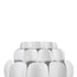 Varaluz Swoon 1 Light Sconce Matte White Model: 382W01MW