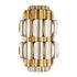 Varaluz Swoon 2 Light Sconce Antique Gol Gold Dust Model: 382W02AGGD