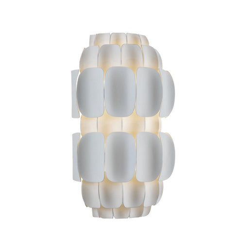 Varaluz Swoon 2 Light Sconce Matte White Model: 382W02MW