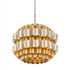 Varaluz Swoon 3 Light Pendant Antique Gol Gold Dust Model: 382P03AGGD