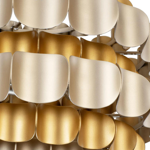 Varaluz Swoon 3 Light Pendant Antique Gol Gold Dust Model: 382P03AGGD