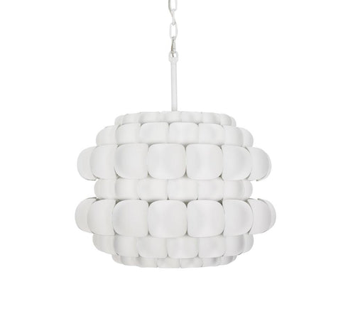 Varaluz Swoon 3 Light Pendant Matte White Model: 382P03MW