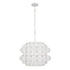 Varaluz Swoon 3 Light Pendant Matte White Model: 382P03MW