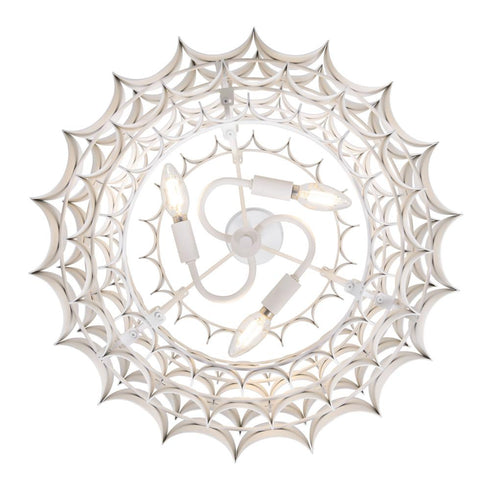 Varaluz Swoon 3 Light Pendant Matte White Model: 382P03MW