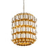 Varaluz Swoon 6 Light Foyer Antique Gol Gold Dust Model: 382F06AGGD
