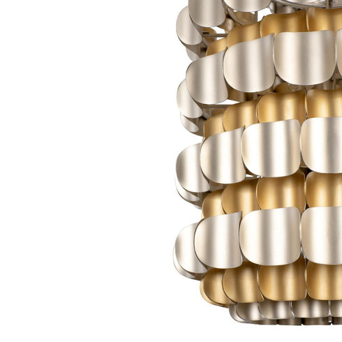 Varaluz Swoon 6 Light Foyer Antique Gol Gold Dust Model: 382F06AGGD