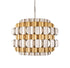 Varaluz Swoon 6 Light Pendant Antique Gol Gold Dust Model: 382P06AGGD