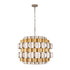 Varaluz Swoon 6 Light Pendant Antique Gol Gold Dust Model: 382P06AGGD