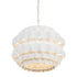 Varaluz Swoon 6 Light Pendant Matte White Model: 382P06MW