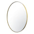 Varaluz Tablet 30 in Round Wall Mirror in Gold Model: 458MI30GO