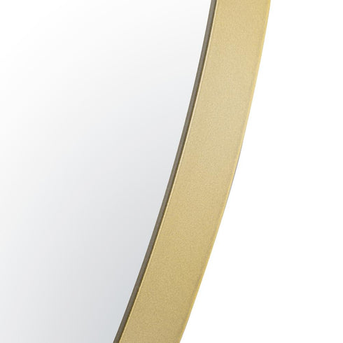 Varaluz Tablet 30 in Round Wall Mirror in Gold Model: 458MI30GO