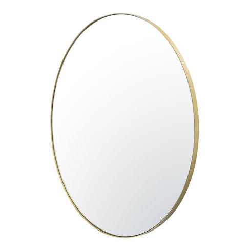 Varaluz Tablet 40 in Round Wall Mirror in Gold Model: 458MI40GO